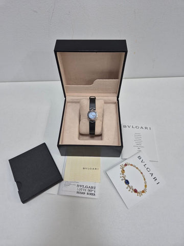 Bulgari Bzero1 12P Diamond Blue Mother of Pearl Dial 22 159171635 [P]