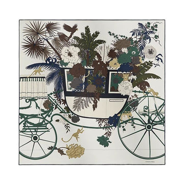 Hermes La Nature en Voyage Carré 90 Women’s Silk Scarf H004368S 09 159171641 [P]