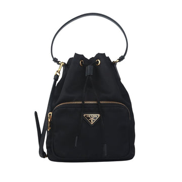 PRADA Duet Pocono Nylon Bucket Crossbody Bag 37625K 159171675 [P]