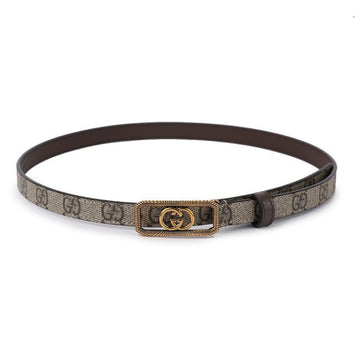 Gucci Interlocking G Buckle Thin Belt 102264809 [P]