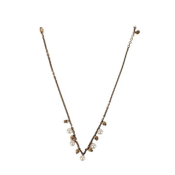 Alexander McQueen Skull Pearl Necklace 115111479 [P]