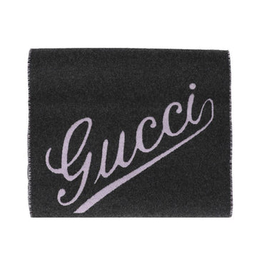 GUCCI ロゴジャカードウールカシミアスカーフ 117524456 [P]