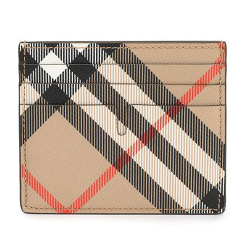 BURBERRY Unisex Checker Card Case 128843577 [P]