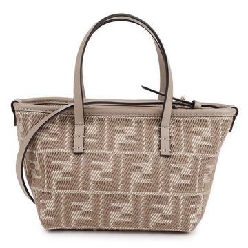 FENDI Dove Graue Denim FF Jacquard Mini Bag 139992667 [P]