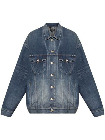 BALENCIAGA Übergroße Jacke mit Tape-Typ 738738 TRWA7 3020 142646032 [P]