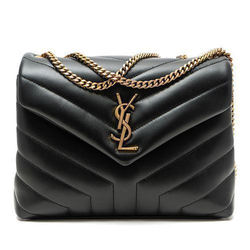 SAINT LAURENT Gesteppte kleine Lulu Schultertasche 494699 DV727 1000 142646064 [P]