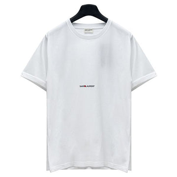 Saint Laurent Logo Short Sleeve T-Shirt 460876 YB2DQ 9000 142646048 [P]