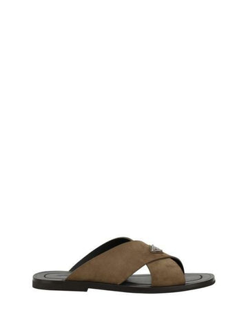 PRADA スウェードクロススライド 2X3146 F X000 103 F0005 142785821 [P]