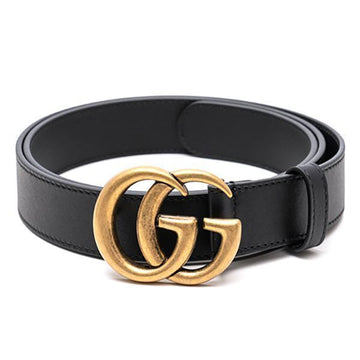 GUCCI ダブルGバックルレザーベルト 414516 AP00T 1000 142960569 [P]