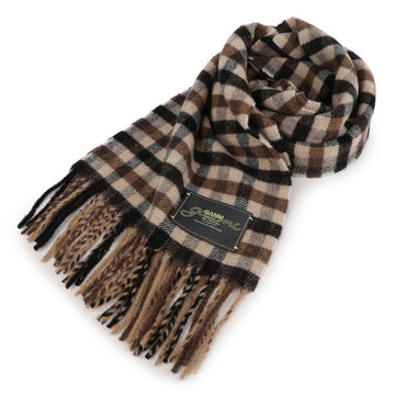 GANNI Check-Fringe-Schal 147298182 [P]