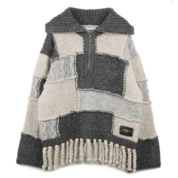 Ganni Patchwork Fringe Jumper 147623748 [P]