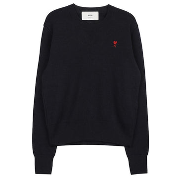 AMI Blue Wool Crewneck Sweater 148408393 [P]