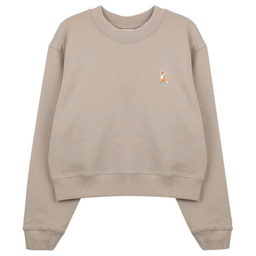 MAISON KITSUNE レディ フォックス クロップ スウェットシャツ 148977174 [P]