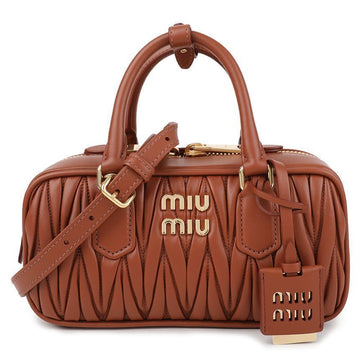 MIU MIU Tote aus Napa-Leder 5BB142-AN88-F0033-OON 148977189 [P]