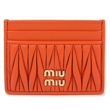 MIU MIU ナパレザーカードホルダー 148993101 [P]