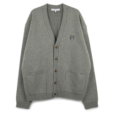 MAISON KITSUNE Fox Kopf Milano Rammwolle Cardigan 149529667 [P]