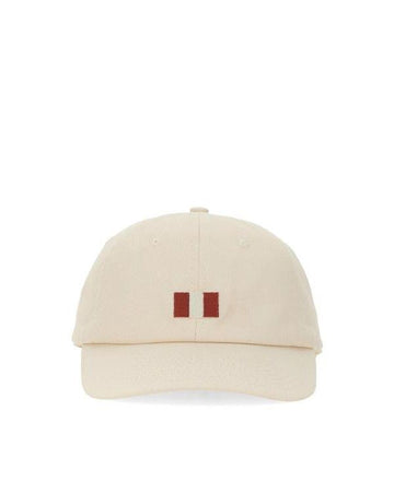 BALLY ストライプ刺繍キャップ 151054159 [P]