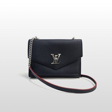 Louis Vuitton Navy M51418 Mylockme BB Chain Shoulder Bag 159174802 [P]
