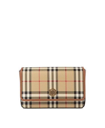 BURBERRY プリントキャンバスクロスボディバッグ8094435 151054754 [P]