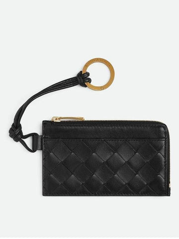 Bottega Veneta Intrecciato L Zipper Card Case 776032 VCPP3 8425 151055311 [P]