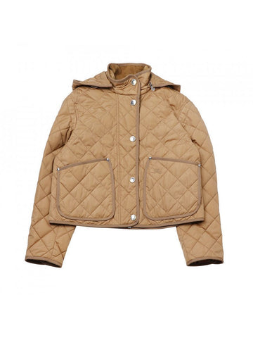 BURBERRY Diamant-Nylon-Crop-Jacke 8070969 151055486 [P]