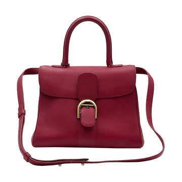 DELVAUX Rote Brillant MM 2WAY 159176526 [P]