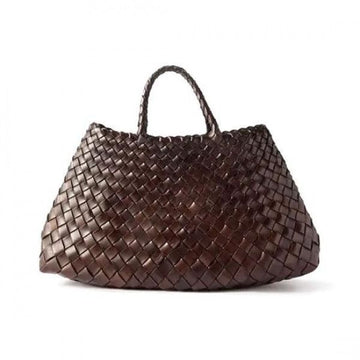 DRAGON DIFFUSION SANTA CROCE Kleine Tasche mit Top Handle 8893 DUNKELBRAUN 151055877 [P]