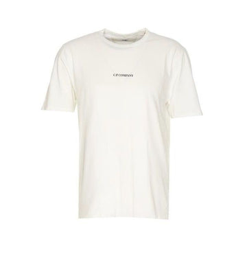 CP COMPANY T-Shirt mit Logoprint in Gauze White 151056314 [P]