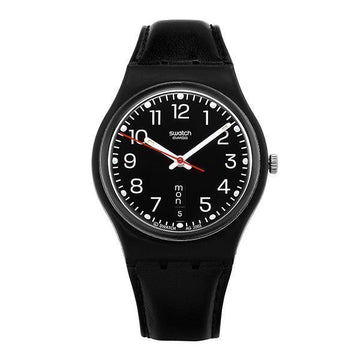 Swatch Leather Watch 156683401 [P]