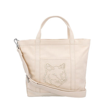 Maison Kitsune Fox Head Small Women's Tote Bag 157634465 [P]