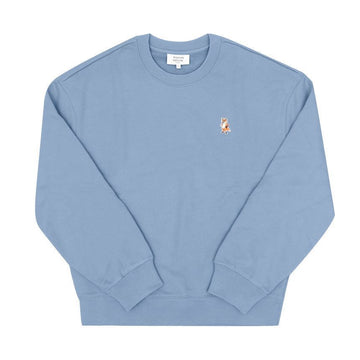 MAISON KITSUNE Stehender Fuchs Patches Herren Sweatshirt 155996564 [P]