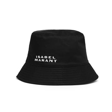 Isabel Marant Hailey Logo Embroidered Bucket Hat 76746398 [P]