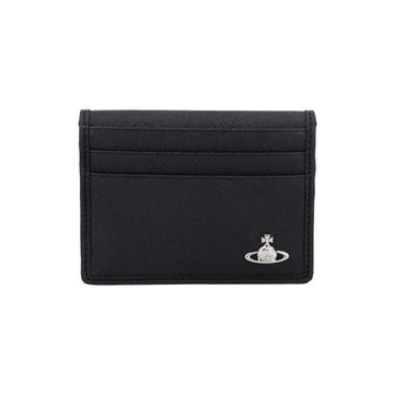 Vivienne Westwood Wallet Metal Logo Men's Card Holder 155938180 [P]