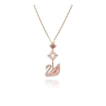 SWAROVSKI Halskette Dazzling Swan Y Pink Swan 44897888 [P]