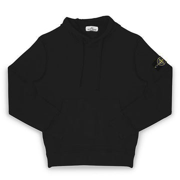 STONE ISLAND フーディ 64120 V0029 ワッペン ロゴ パッチ ガーメントダイ ブラック メンズフーディ stamp: 64120 V0029 41254240 [P]