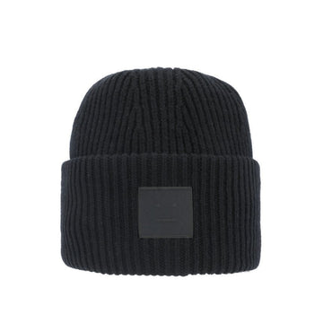 ACNE STUDIOS ビーニー フェイスロゴパッチ ブラック C40425 149351773 [P]