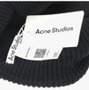 Acne Studios Beanie C40425 BLACK Face Logo Patch Beanie 149351773 [P]