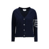 THOM BROWNE サイドストライプ ホリデー ヘクター Vネック カーディガン ネイビー FKC687A Y1029 415 158461869 [P]