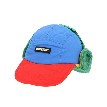 Bobo Choses Color Block Winter Ear Muffs Cap Chapka Kids Hat B225AI028 148554085 [P]