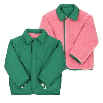 BOBO CHOSES Reversible Fleece Kinderjacke Clover B225AC121 148554041 [P]
