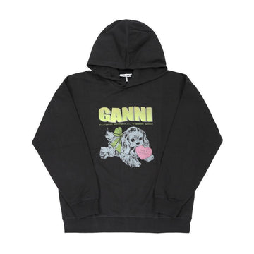 Ganni Hoodie T4360 252 Isoli Puppy Logo Women's Hoodie 148554006 [P]