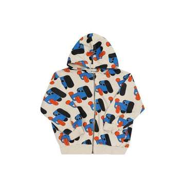 Bobo Choses Hooded Doggie Mate Kids Hoodie Zip-Up B225AC049 146263339 [P]