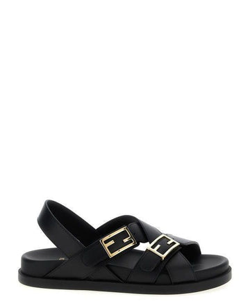 FENDI Leder-Slipper 8X864 7NA7 F0QA1 151056700 [P]