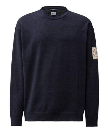 CP COMPANY Indigo Baumwoll Vanise Rundhalsstrickwaren 151057056 [P]