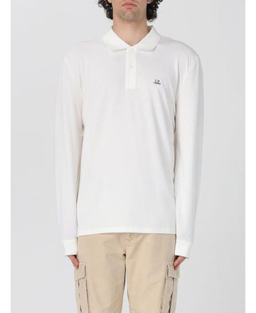 CP COMPANY ストレッチピケットロングスリーブロゴポロ 18CMPL061A 005263W 103 151057155 [P]