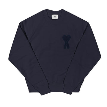 AMI Sweatshirt with Crocheted Heart Logo 140027817 [P]