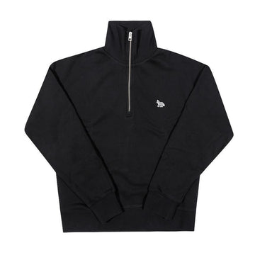 MAISON KITSUNE Hoodie Baby Fox Patch Half Zip Frauenpullover MW00304KM0325 P199 139332828 [P]