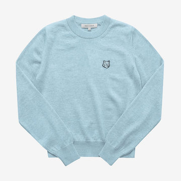 MAISON KITSUNE ニット MW00801KT1036 0142 ボールド フォックス ヘッド パッチ レディースニット 139297968 [P]