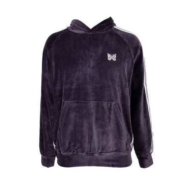 NEEDLES Hoodie QV320 B-Charcoal Velours Herren 138274427 [P]