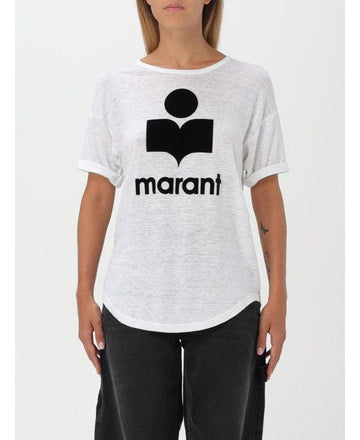 Isabel Marant Linen Logo T-shirt 151059922 [P]